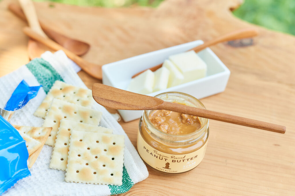 木のバターナイフ